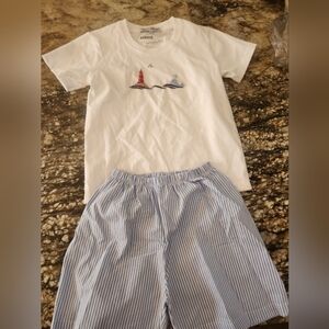 Sweet Dreams Nautical White and Blue Set